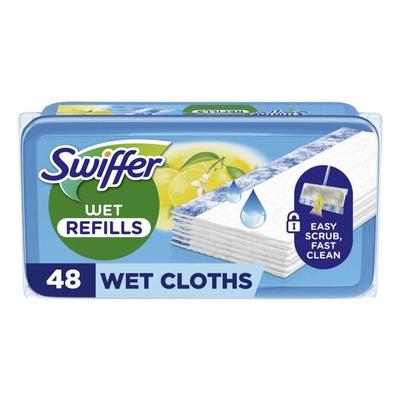 Swiffer 48er-Pack Feuchte Bodentücher mit Citrusfrische »Wet Citrus Fresh« Box weiß, 20.5 cm
