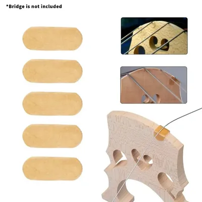 5/10Pcs Cello Bridge Parchment Parchment E String Sheepskin Protection Pad Protect Instruments Parts