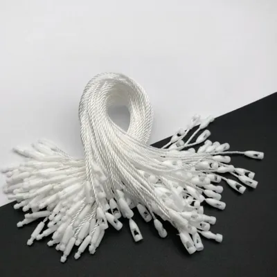 1000pcs Garment Tag Ropes Clothes Universal 19-20cm Disposable Polyester Ropes Garment Accessories