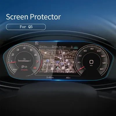 Tempered Glass Screen Protector For Audi Q5 2020 2021 Car Instrument Film Auto Interior