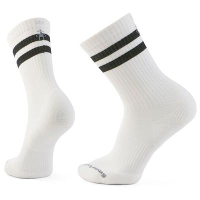 Smartwool - Everyday Athletic Striped Crew Socks - Multifunktionssocken Unisex S | EU 34-37 grau/weiß Image
