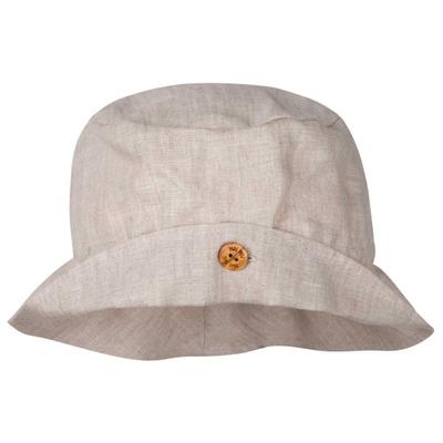 Pure Pure - Kid's Schlapphut Leinen mit Knopf - Hut Gr 51-53 cm grau Image