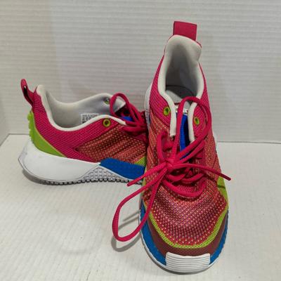 Adidas Shoes | Womens Size 6 Multicolor Adidas Lego Sport Pro J Running Shoes Gw3011 | Color: Green/Pink | Size: 5.5