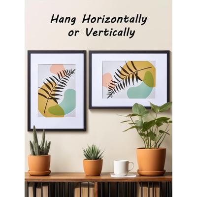 TEMU 2-pack A3 Picture Frames - Wooden Picture Frames 30x42cm Wooden Frame, Plexiglass Poster Frame, Collage Poster Frame, Modern Poster Document Frame, Mdf Photo Frame Image