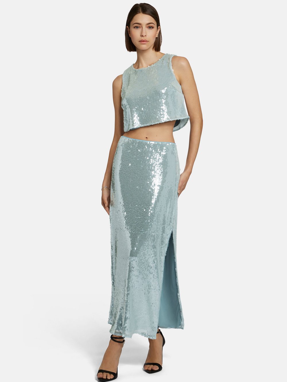 Nicowa Maxirock Damen hellblau, 38 Image