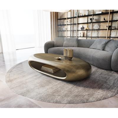 DELIFE Couchtisch Sinor 140x65 cm Metallic Gold, Couchtische Image