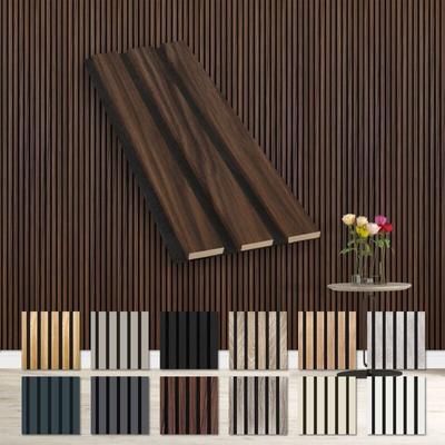 Hexim - Lamellen Akustikpaneele flexible Wandpaneele Musterstücke mdf Wandverkleidung Image