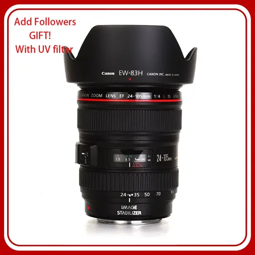 Obiettivo Canon EF 24-105mm f/4 L IS USM per fotocamere Canon EOS SLR
