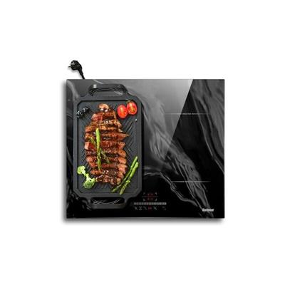 Karinear - Induktionskochfeld mit Stecker, Flexzone, 4 Platten Induktionskochfeld 60 cm Einbau mit