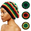 Jamaika Reggae Bob Rasta Style Beanie Hüte Cappello Hip Hop Cap Herren Wintermützen Damen Rot Gelb