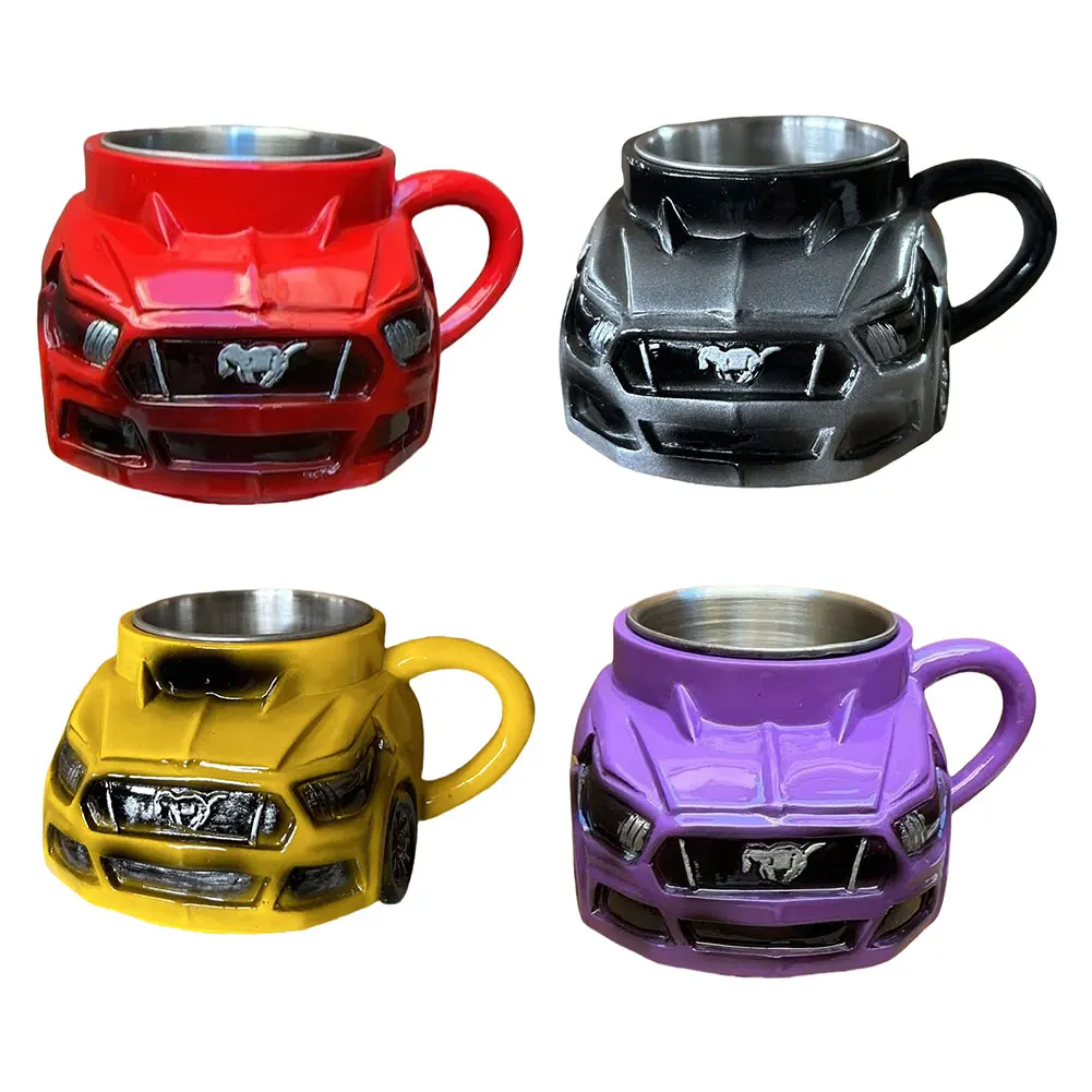 Lustige Teetasse in Autoform, Kaffeetasse, kreative Kaffeetasse, lustige Neuheit, Trinkgeschirr, Geschenke für Männer, Freund, Vater, Ehemann, Autoliebhaber Image