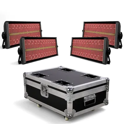 200 W LED RGBW 4in1 DJ 48 Zone Partition Strobe Light Weiß 8000 K DMX Super Bright DJ Wash Bar Strobe Bühnenbeleuchtungseffekte