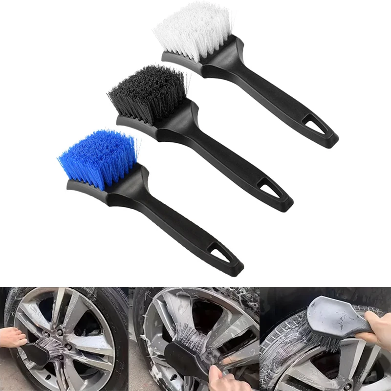 Auto Reifen Felge Pinsel Teppich Radnabe Reinigung Pinsel Auto Räder Detaillierung Reinigung Pinsel Kit Auto Waschen Werkzeuge Auto Zubehör Image