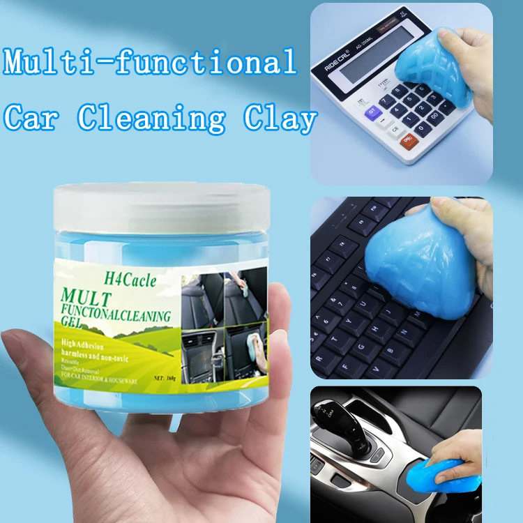 1Pc Hohe Effizienz Staub Entfernen Gel Auto Innen Sauber Magie Schlamm Universal Haushalt Tastatur Schreibtisch Reinigung Werkzeug Auto Zubehör Image