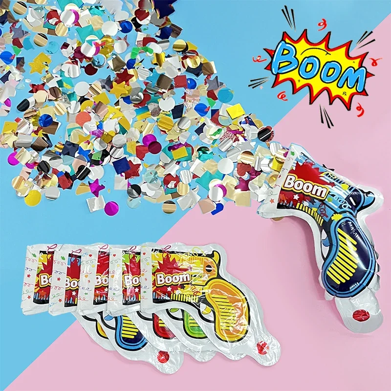 10PCS Party Dekoration Atmosphäre Luftballons Handheld Konfetti Aufblasbare Ballon für Geburtstag Hochzeit Neue Jahr Dekorationen Image