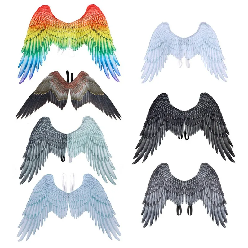 Halloween 3d Engels flügel Karneval Karneval Requisiten Flügel für erwachsene Frauen Mann Halloween Cosplay tragen Bühne Performance Kostüm Image