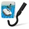 Crochet noir pour robot de piscine, poteaux télescopiques, accessoires en plastique, pièces de rechange, nettoyeurs de piscine robotiques, crochets de piscine, nouveau