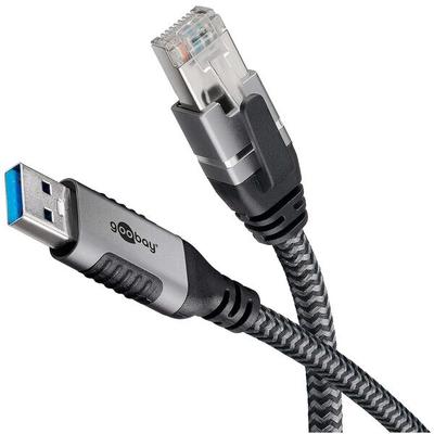 goobay USB A 3.0/RJ45 Adapterkabel 1.5 m
