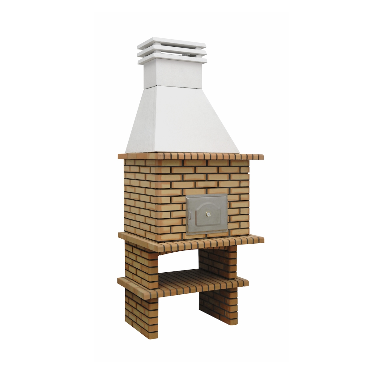 MAESTRO FERRETERO MF - Modul Luxor Royal Backofen (Grau, Orange - 107 x 94 x 271 cm) Image