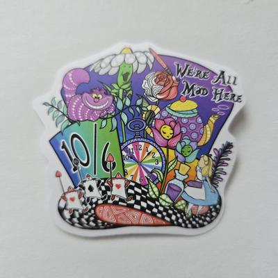 Disney Design | Colorful Wonderland Art Sticker | Color: Green/Purple | Size: Os