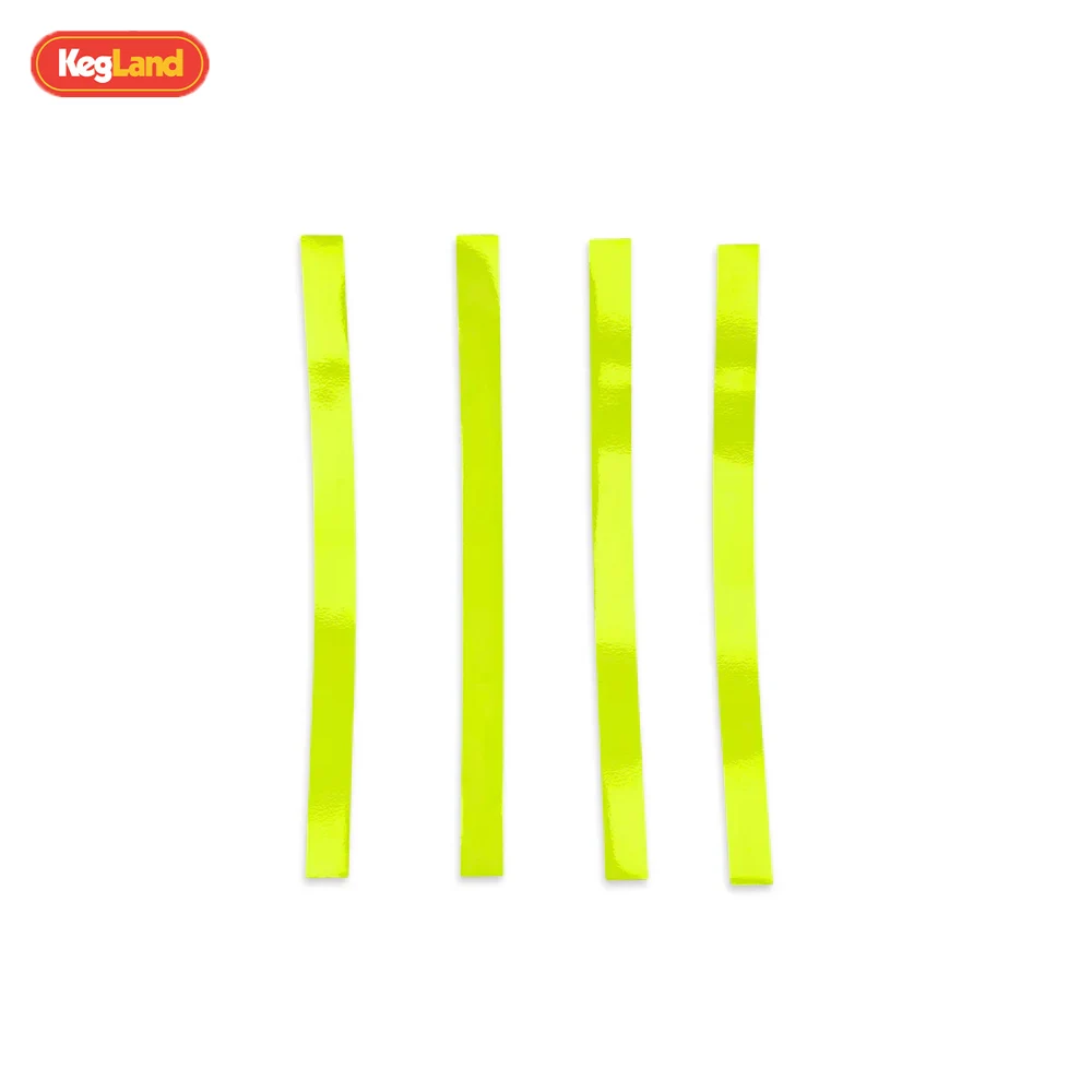 kegland 4 Stück kaltaktivierte Fassfüller-Aufkleber, 225 mm x 12 mm, Temperaturfühler-Aufkleber, Bierfester Image