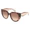 Prada PR14WS Damen-Sonnenbrille Vollrand Cateye Acetat-Gestell, braun
