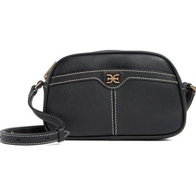 Saige Leather Camera Bag - Black - Sam Edelman Shoulder Bags