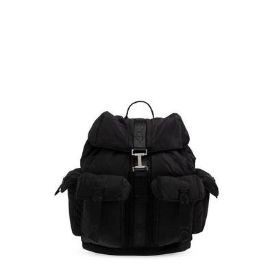 Logo Detailed Backpack - Black - Iceberg Backpacks