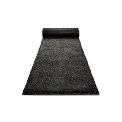 Hochflor-Teppich WECON HOME "Manta", grau (anthrazit), B:80cm H:25mm L:230cm, Polyester, Teppiche, Läufer, Langflor maschinell gewebt, robust, Wohn- & Schlafzimmer, uni Image