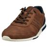 Sneaker BUGATTI, Herren, Gr. 43, braun (braun used), Lederimitat, sportlich, Schuhe, Freizeitschuh, Halbschuh, Schnürer mit modischer Perforierung
