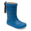 Gummistiefel BISGAARD "fashion Weite: normal", Kinder, Gr. 31, peace on earth sky, Gummi, gemustert, casual, Schuhe, Matschstiefel mit Print, Größenschablone zum Download