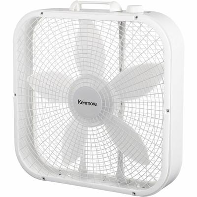 ESM Box Floor Fan, 3 Speed, White (ESMKM60048WH) Each Fans