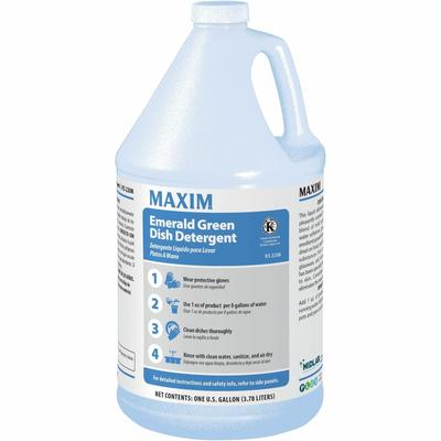 Midlab Liquid Dish Detergent,, 128 fl oz (4 quart), Herbal Bouquet Scent, Pleasant Scent, 4/Carton (MLB22080041) Case of 4 Manual Dishwashing Detergen