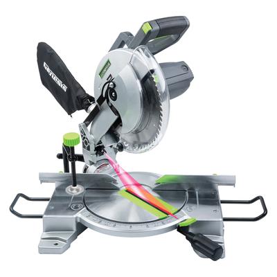 Genesis 15-Amp 10" Compound Miter Saw With Laser Guide And Blade, 18-1/2" X 12-5/8 X 21-1/2", Silver/black