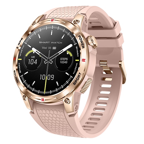 696 NX18Pro Smartwatch 1.5 Zoll Smartwatch Fitnessuhr Bluetooth EKG PPG Schrittzähler Anruferinnerung Kompatibel mit Android iOS Damen Herren Freisprechanlage Nachrichterinnerung IP 67 48mm Image