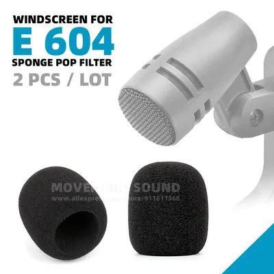 Instrument Microphone Windscreen Sponge Foam Mic Cover For Sennheiser e 604 e604 Pop Filter