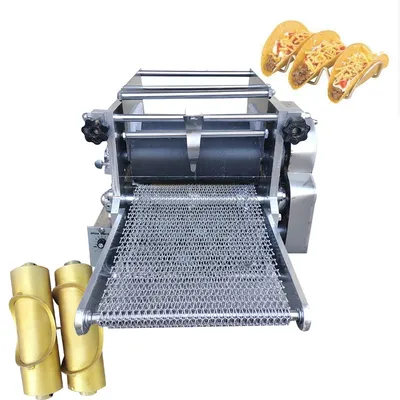 Thickness Adjusted Automatic Tortilla Roti Maker Machine Mexico Tortilla Making Machine