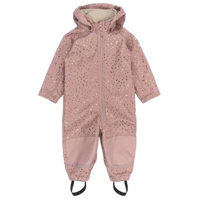 Mikk-Line - Kid's Softshell Suit Recycled Uni AOP - Overall Gr 116 rosa Image