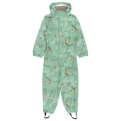 Mikk-Line - Kid's PU Rain Suit AOP Recycled - Overall Gr 98 grün/türkis
