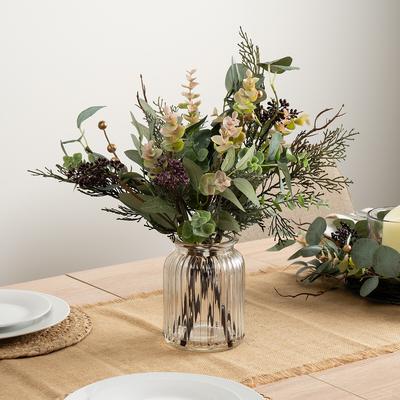 30cm Artificial Rustic Eucalyptus Arrangement