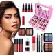 Teen Makeup Kit for Girls, Large Capacity Make Up Kit Portable Cosmetic Set, Waterproof Dress-Up Accessories Long-Lasting Makeup Palettes for for Kids
