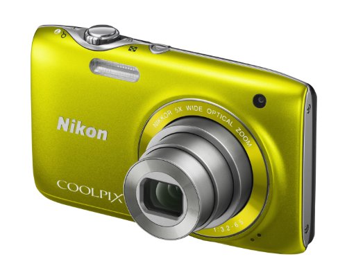 Nikon COOLPIX S3100 Compact Digital Camera - Yellow (14MP, 5x Optical Zoom) 2.7 inch LCD (Renewed)