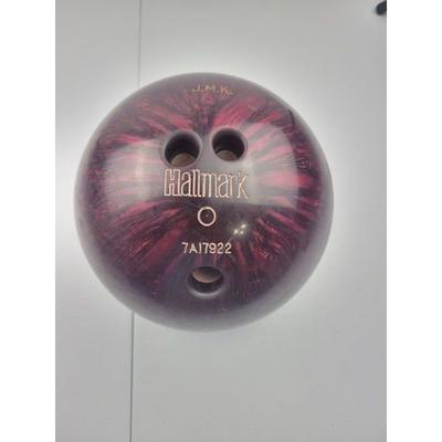 Columbia Other | Columbia Hallmark Bowling Ball Serial Number 7a17922 Vintage 12.3 Lbs Burgandy | Color: Tan | Size: Os