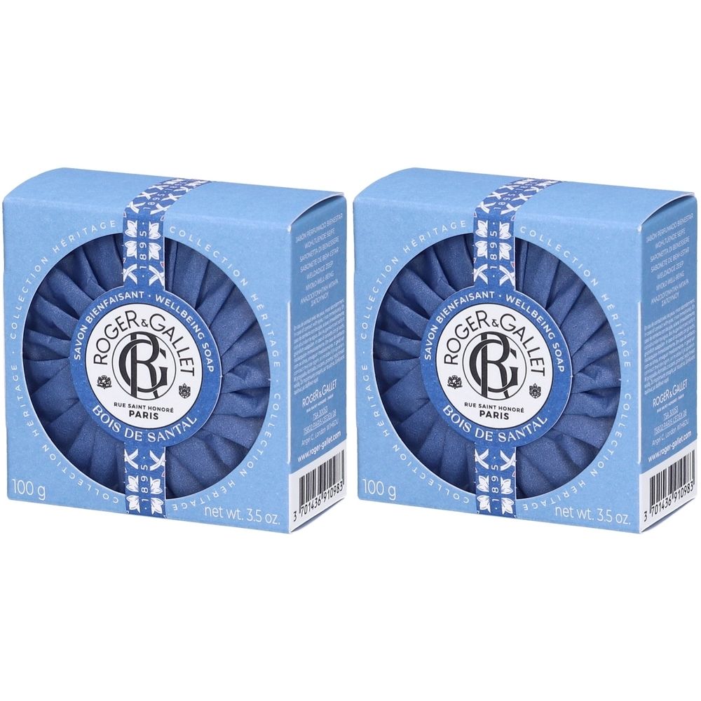 Roger&Gallet H Bois De Santal Saponetta 2x100 g Sapone