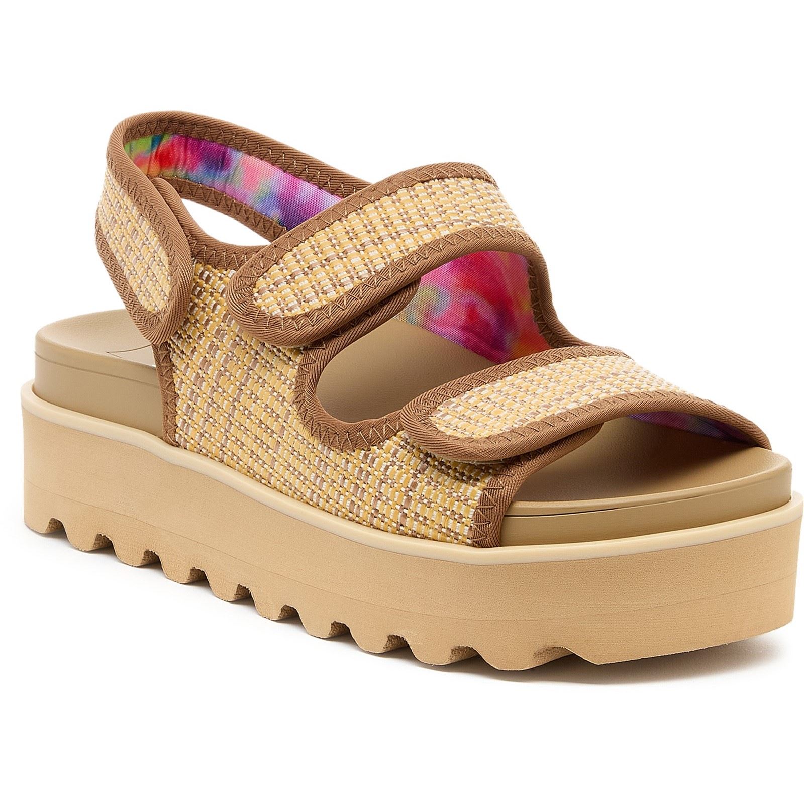 Rocket Dog Balmy Raffia Textile Womens Natural Sandals - Size UK 5 | Rocket Dog Sale | Discount Designer Brands