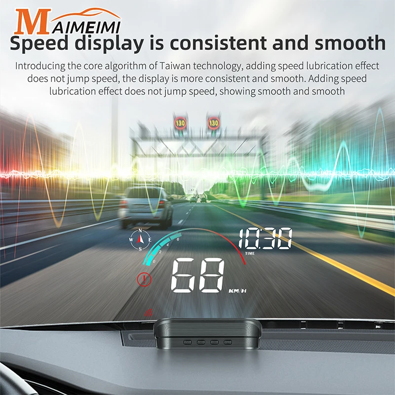 M22 Auto Head-up-Display GPS Hud Tacho digitale Windschutz scheibe Projektor Universal Autozubehör Geschwindigkeit Uhr Fahrzeit Image