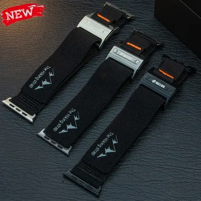 Armband für Apple Watch Ultra 2 Band 49 mm 44 mm 45 mm 42 mm 46 mm Nylon-Schlaufenarmband für IWatch Image