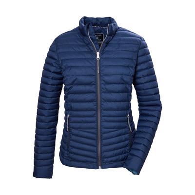 Steppjacke KILLTEC "KOS 58 WMN QLTD JCKT", Damen, Gr. 44, blau (nachtblau), Oberstoff: 100% Polyester (recycelt), Futter: 100% Polyester (recycelt), Wattierung: 100% Polyester (recycelt), sportlich, Jacken, Damen Steppjacke: wind-und... Image