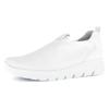 Slip-On Sneaker GABOR, Damen, Gr. 40, weiß, Textil, Kalbsleder, unifarben, sportlich, Schuhe, Slipper, Halbschuh mit Best Fitting für komfortable Passform