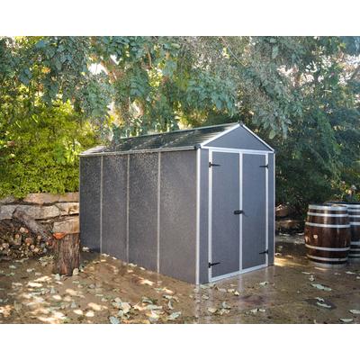 Gerätehaus PALRAM - CANOPIA "Rubicon", grau, Kunststoff, Polycarbonat (PC), Aluminium, Gerätehäuser, mit lebenslang widerstandsfähigen Wandpaneelen Image